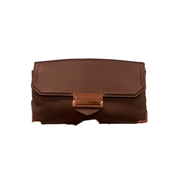 Alexander Wang Handbags - Alexander Wang Clutch Grey Leather — Rare Sample Bag